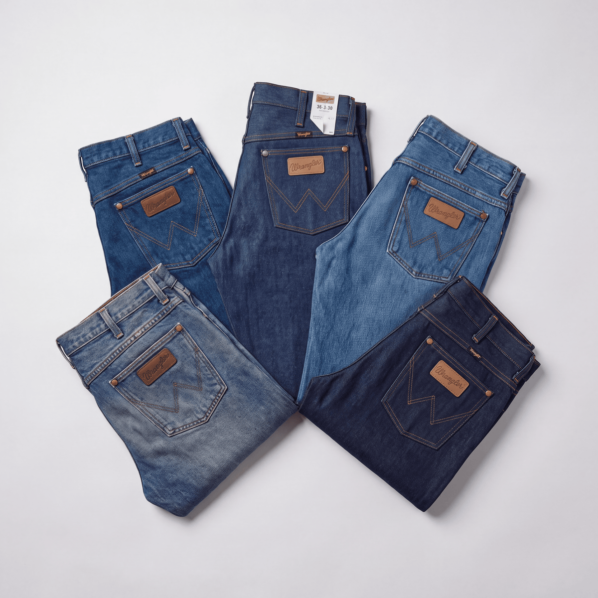 60 pairs of Wrangler jeans